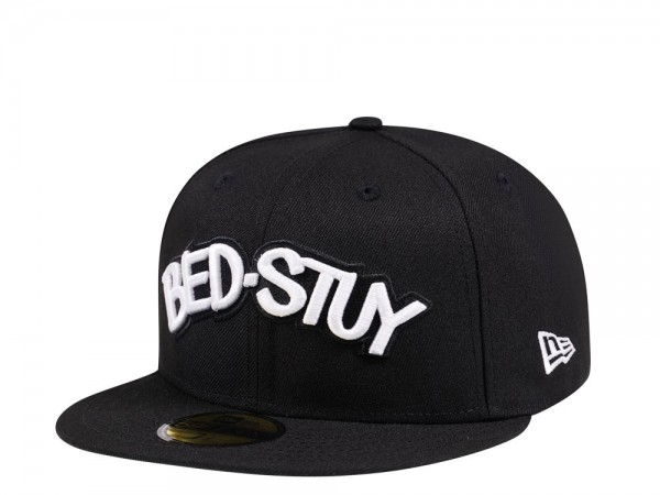 New Era Brooklyn Nets Bed Stuy Black Edition 59Fifty Fitted Cap