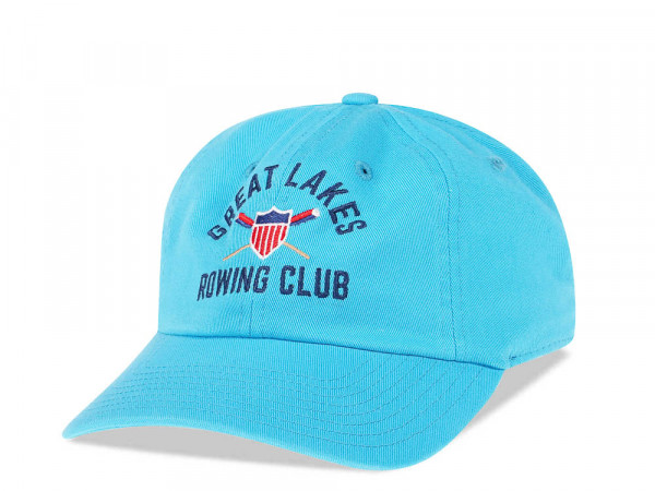 American Needle Great Lakes Rowing Club Teal Vintage Casual Strapback Cap
