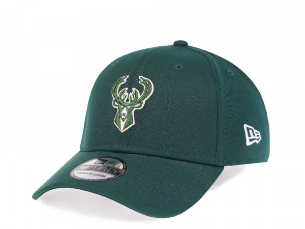 New Era Milwaukee Bucks Dark Green Edition 39Thirty Stretch Cap