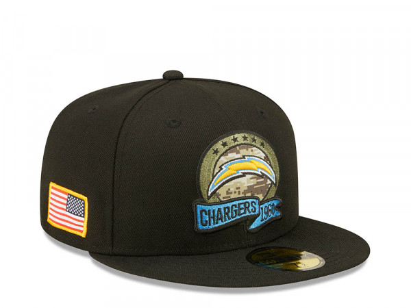 New Era Los Angeles Chargers Salute to Service 2022 Fitted 59Fifty Cap