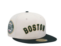 New Era Boston Red Sox Fenway Park Chrome Satin Brim Two Tone Edition 59Fifty Fitted Cap