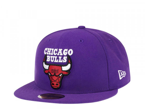 New Era Chicago Bulls Purple Butter Edition 59Fifty Fitted Cap