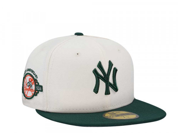 New Era New York Yankees 100th Anniversary Creme Two Tone Edition 59Fifty Fitted Cap