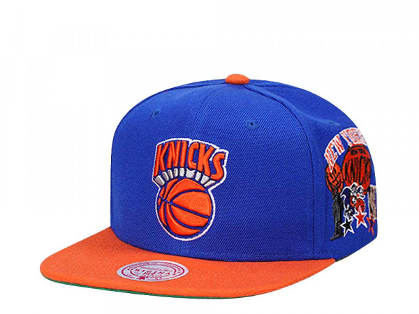 Mitchell & Ness New York Knicks Patch Overload Hardwood Classic Snapback Cap