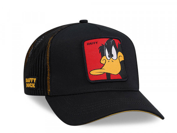 Capslab Looney Tunes Daffy Duck Black Trucker Snapback Cap
