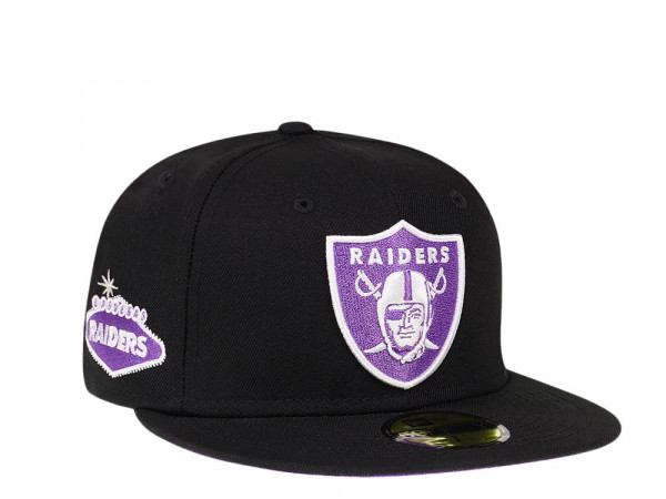 New Era Las Vegas Raiders Black Purple Edition 59Fifty Fitted Cap