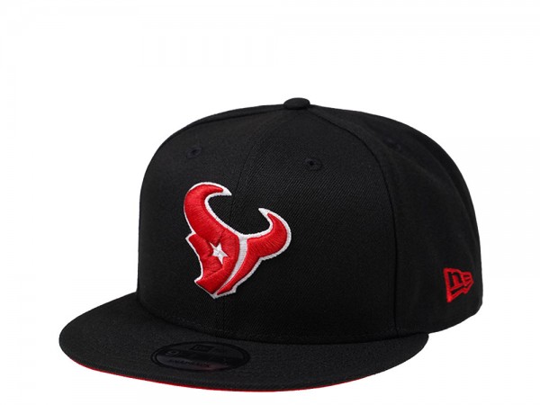 New Era Houston Texans Black and Red Edition 9Fifty Snapback Cap