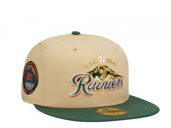 New Era Tacoma Rainiers Vegas Gold Two Tone Prime Edition 59Fifty Fitted Cap
