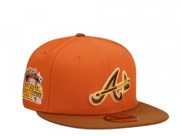 New Era Atlanta Braves All Star Game 2000 Golden Rust Two Tone Edition 59Fifty Fitted Cap