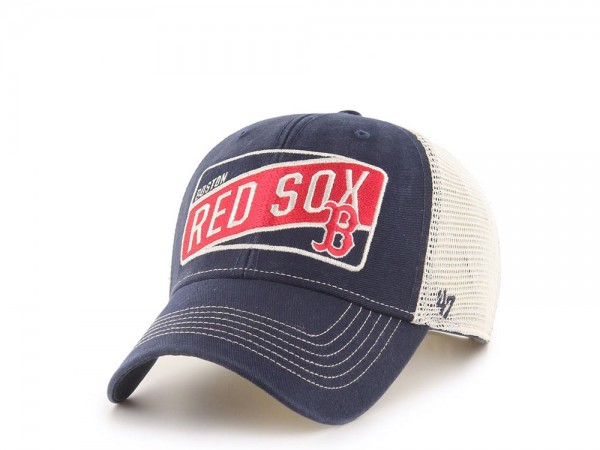 47Brand Boston Red Sox Slash Patch MVP Trucker Snapback Cap