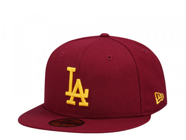 New Era Los Angeles Dodgers Red Yellow Edition 59Fifty Fitted Cap