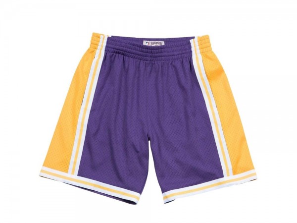 Mitchell & Ness Los Angeles Lakers Swingman Shorts 1984-85 Yellow