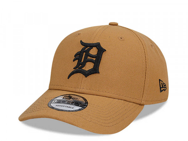 New Era Detroit Tigers Beige Black Detail Edition 9Forty Snapback Cap