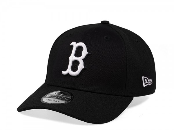 New Era Boston Red Sox Black and White Edition 9Forty Snapback Cap