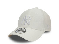 New Era New York Yankees White Linen 9Forty Strapback Cap