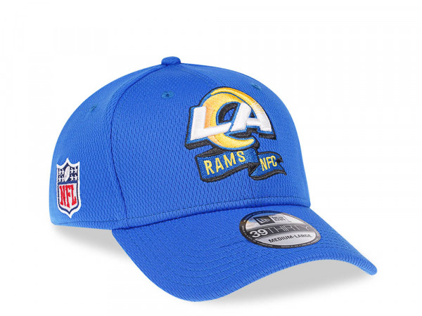 New Era Los Angeles Rams Coach NFL Sideline 2022 39Thirty Stretch Cap