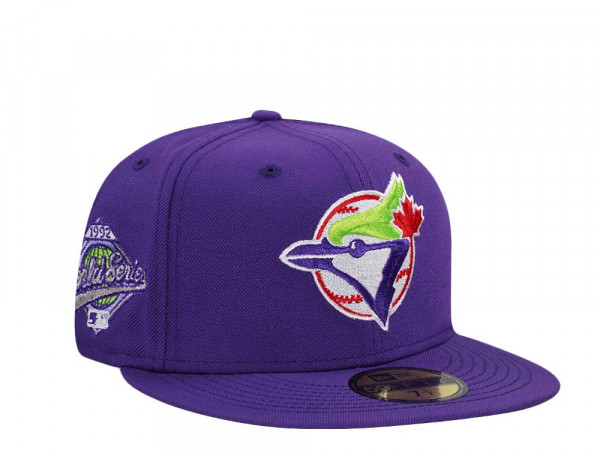 New Era Toronto Blue Jays World Series 1992 Purple Edition 59Fifty Fitted Cap