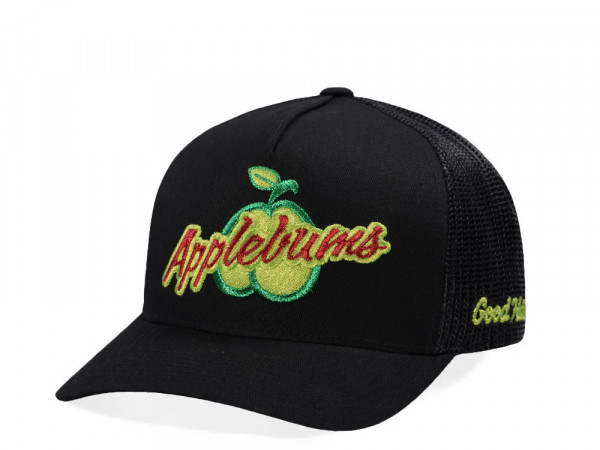 Good Hats Applebums Black Trucker Edition Snapback Cap