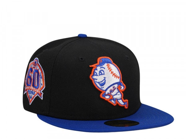 New Era New York Mets 60th Anniversary Mr. Met Two Tone Edition 59Fifty Fitted Cap