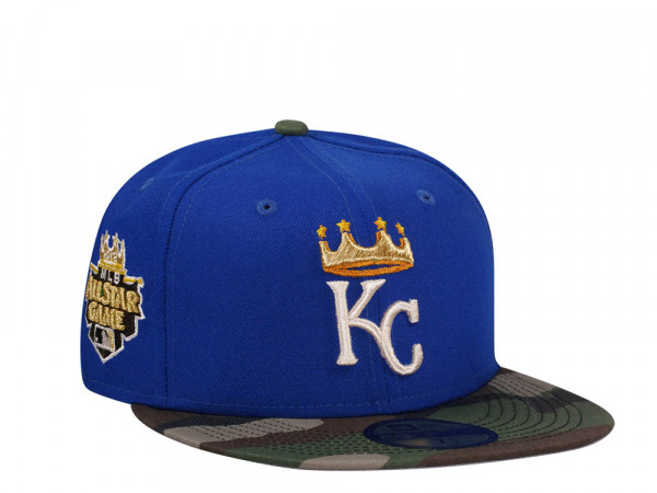 New Era Kansas City Royals All Star Game 2012 Camo Two Tone Edition 59Fifty Fitted Cap