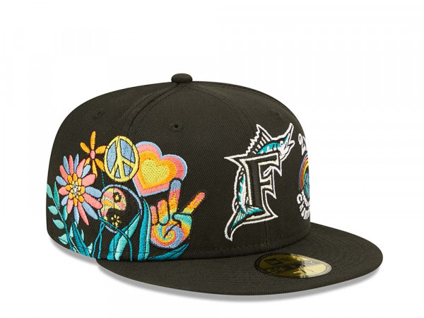 New Era Florida Marlins 2x World Series Champions - Black Groovy Edition 59Fifty Fitted Cap