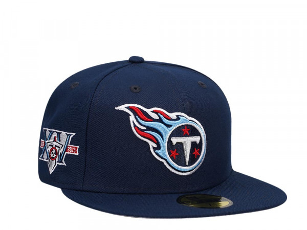 New Era Tennessee Titans 15th Anniversary Navy Classic Edition 59Fifty Fitted Cap