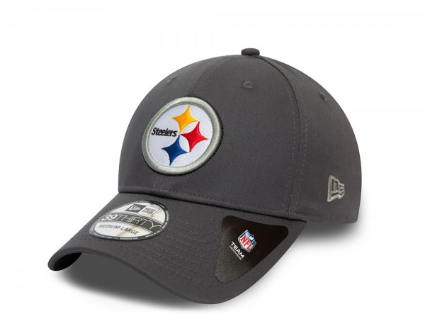 New Era Pittsburgh Steelers Grey 39Thirty Stretch Cap