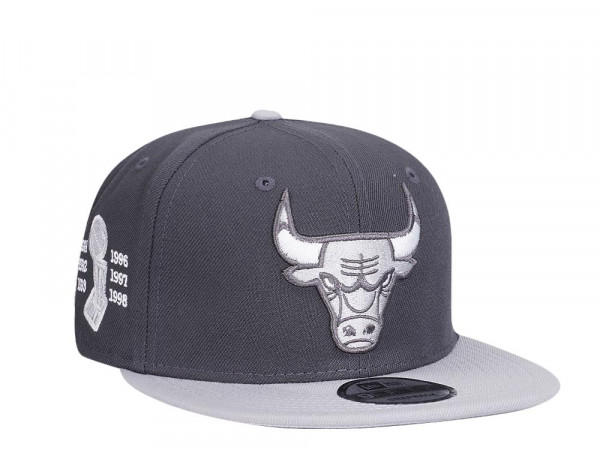 New Era Chicago Bulls Gray Champions Two Tone Edition 9Fifty Snapback Cap