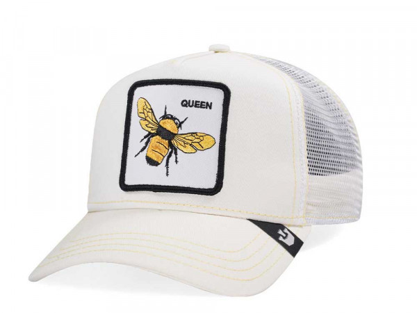 Goorin Bros The Queen Bee White Trucker Snapback Cap