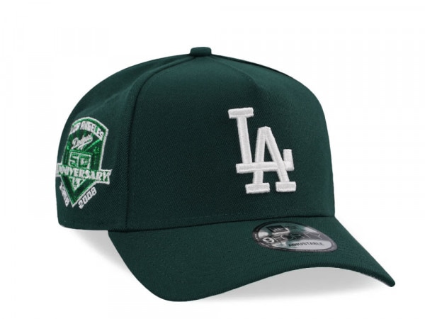 New Era Los Angeles Dodgers 50th Anniversary Green Classic Edition 9Forty A Frame Snapback Cap