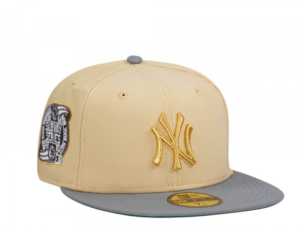 New Era New York Yankees Subway Series 2000 Misty Gold Two Tone Edition 59Fifty Fitted Cap