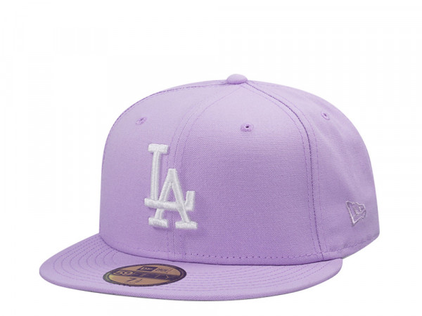 New Era Los Angeles Dodgers Tropic Purple Edition 59Fifty Fitted Cap