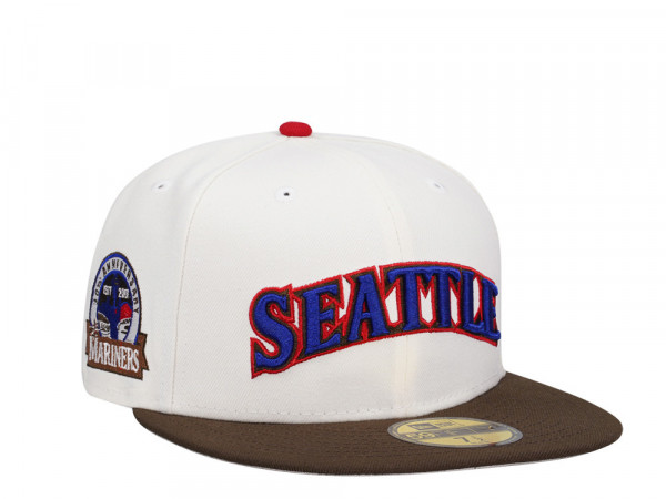 New Era Seattle Mariners 30th Anniversary Sweet Chrome Two Tone Edition 59Fifty Fitted Cap