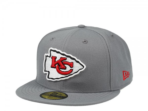 New Era Kansas City Chiefs Storm Gray Edition 59Fifty Fitted Cap