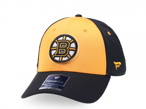 Fanatics Boston Bruins Yellow Iconic Stretch Fit Cap