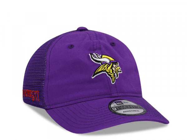New Era Minnesota Vikings Super Bowl XI Purple Trucker Edition 9Twenty Snapback Cap
