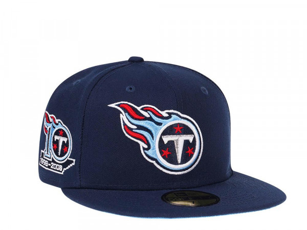 New Era Tennessee Titans 10th Anniversary Navy Edition 59Fifty Fitted Cap