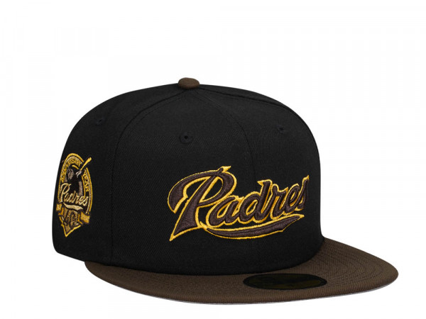 New Era San Diego Padres 40th Anniversary Black Two Tone Prime Edition 59Fifty Fitted Cap