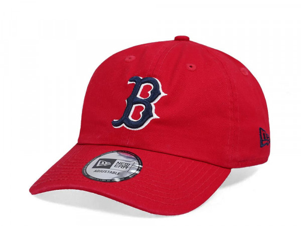 New Era Boston Red Sox Casual Classic Red Strapback Cap