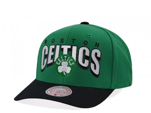 Mitchell & Ness Boston Celtics Pro Crown Fit Green Snapback Cap