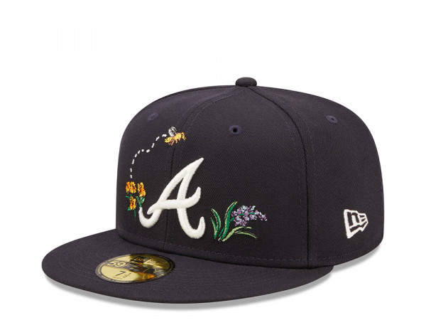New Era Atlanta Braves Watercolorfloral Edition 59Fifty Fitted Cap