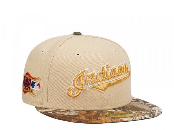 New Era Cleveland Indians All Star Game 2019 Vegas Real Tree Two Tone Edition 59Fifty Fitted Cap