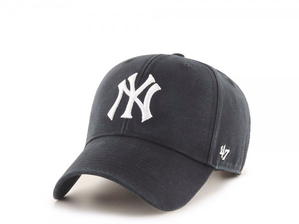 47Brand New York Yankees Legend Black MVP Strapback Cap