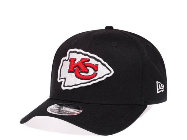 New Era Kansas City Chiefs Black 9Fifty Stretch Snapback Cap