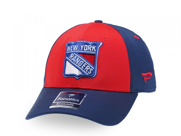 Fanatics New York Rangers Red Iconic Stretch Fit Cap