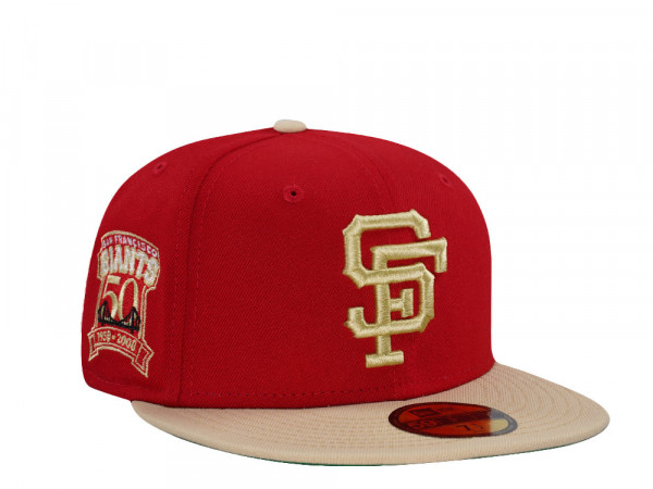 New Era San Francisco Giants 50th Anniversary Two Tone Edition  59Fifty Fitted Cap