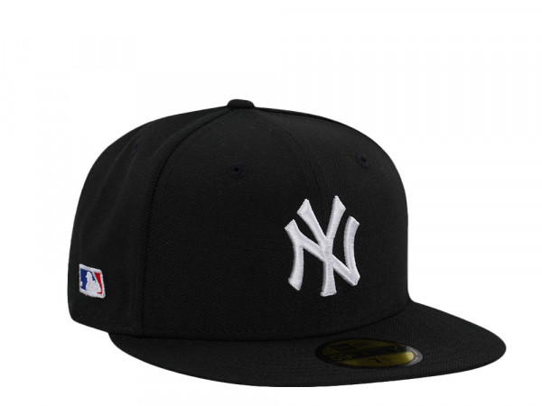 New Era New York Yankees Black Throwback Edition 59Fifty Fitted Cap