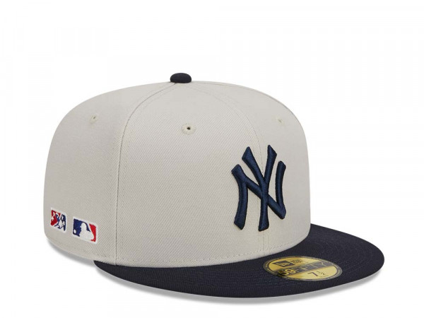 New Era New York Yankees Farm Team Stone Throwback Two Tone Edition 59Fifty Fitted Cap