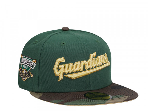 New Era Cleveland Guardians Progressive Field Camo Two Tone Edition 59Fifty Fitted Cap