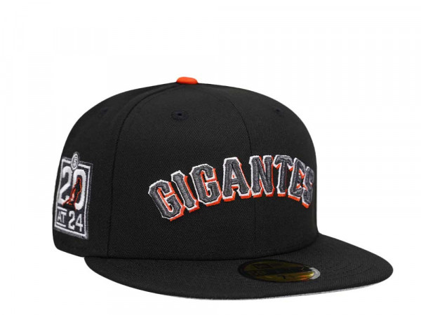 New Era San Francisco Giants 20 AT 24 Gigantes Black Pearl Edition 59Fifty Fitted Cap